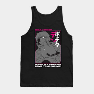 Anime Devil Hunter Denji Fanart Tank Top